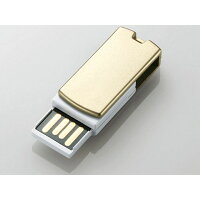 ELECOM  USBメモリ USB2.0 回転式カバー MF-RSU204GGD 4GB